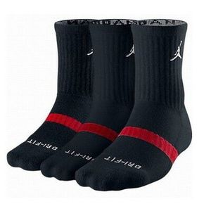 3 pack of Jordan Dri-Fit socks